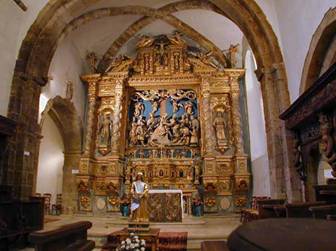 Altar de la Capilla Santa Rosalina en Francia